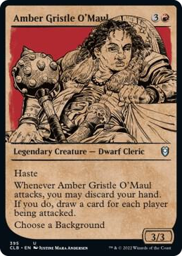 0395 Amber Gristle O'Maul (Showcase) U Commander Legends: Battle for Baldur's Gate