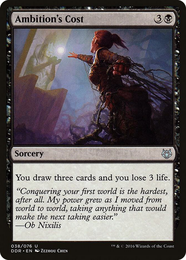 0038 Ambition's Cost U Duel Decks: Nissa vs. Ob Nixilis
