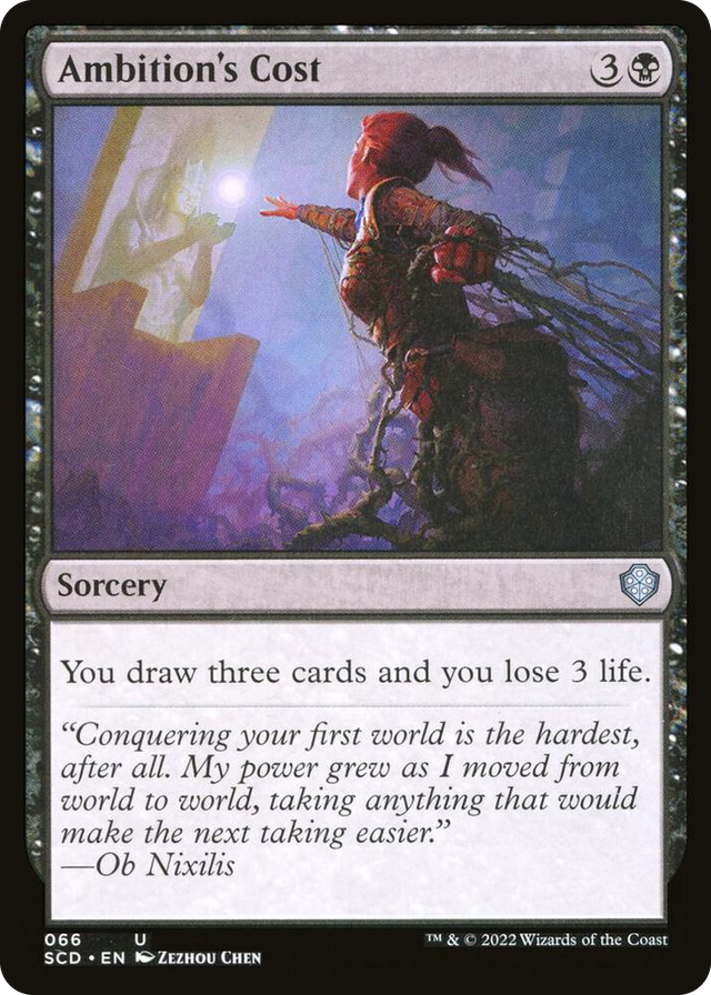 0066 Ambition's Cost U Starter Commander Decks
