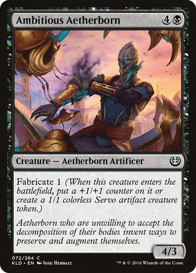 Ambitious Aetherborn #72 C - Kaladesh Pokemon card
