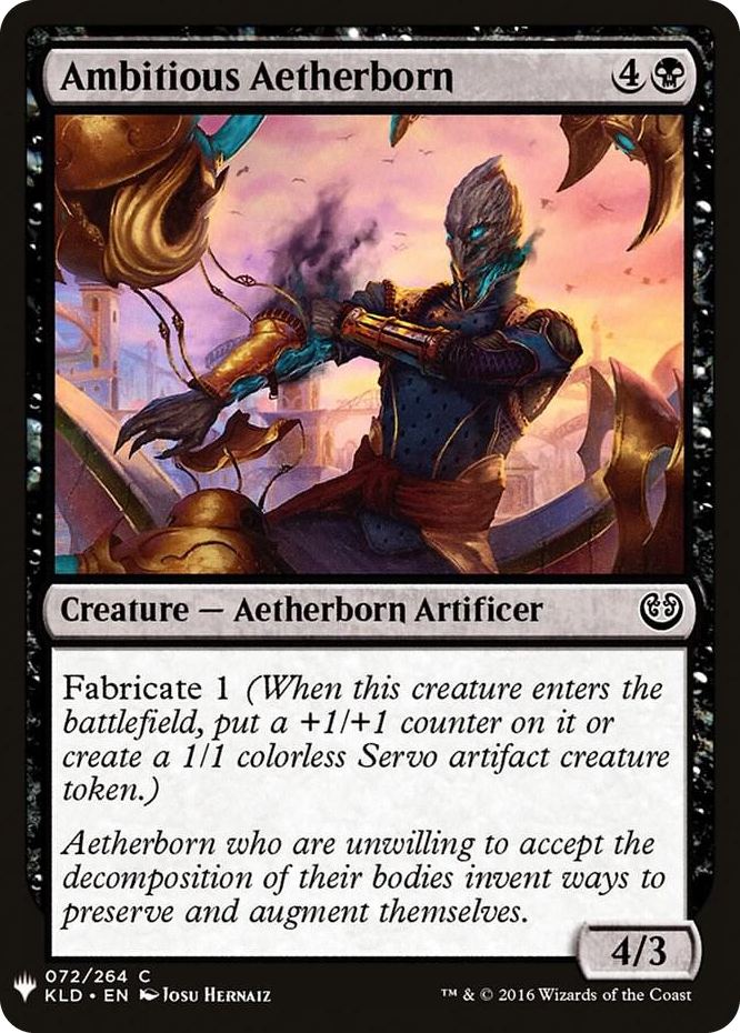 0072 Ambitious Aetherborn C The List Reprints