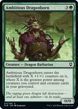 0213 Ambitious Dragonborn C Commander Legends: Battle for Baldur's Gate