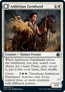 0002 Ambitious Farmhand U Innistrad: Midnight Hunt