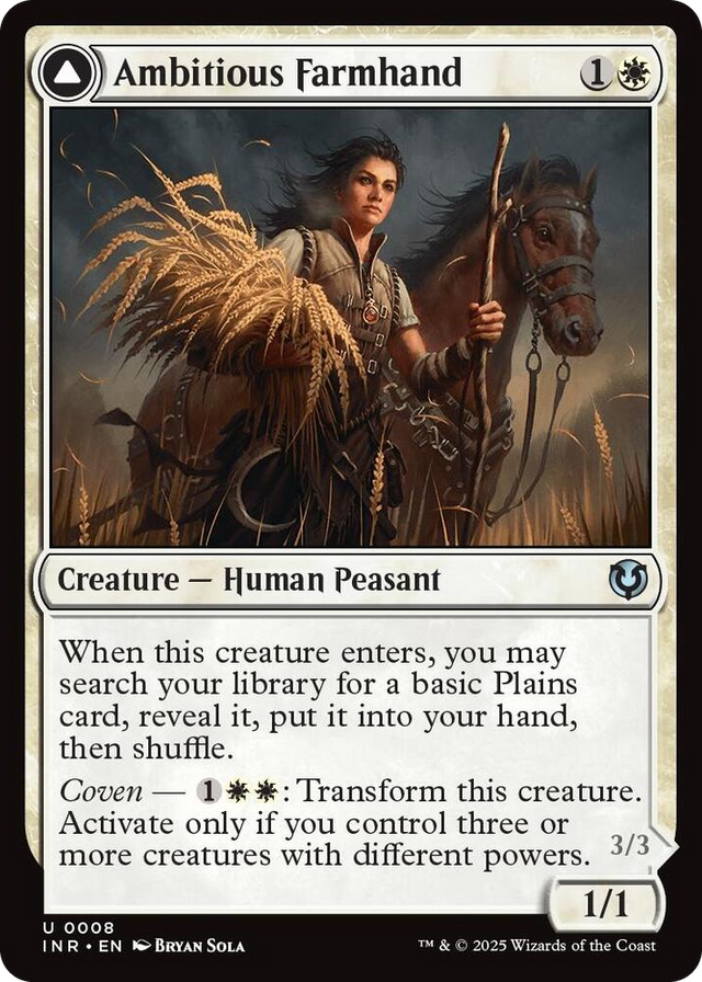 0008 Ambitious Farmhand U Innistrad Remastered
