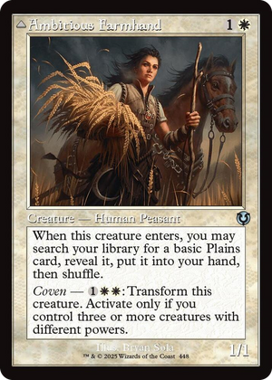 0448 Ambitious Farmhand (Retro Frame) U Innistrad Remastered