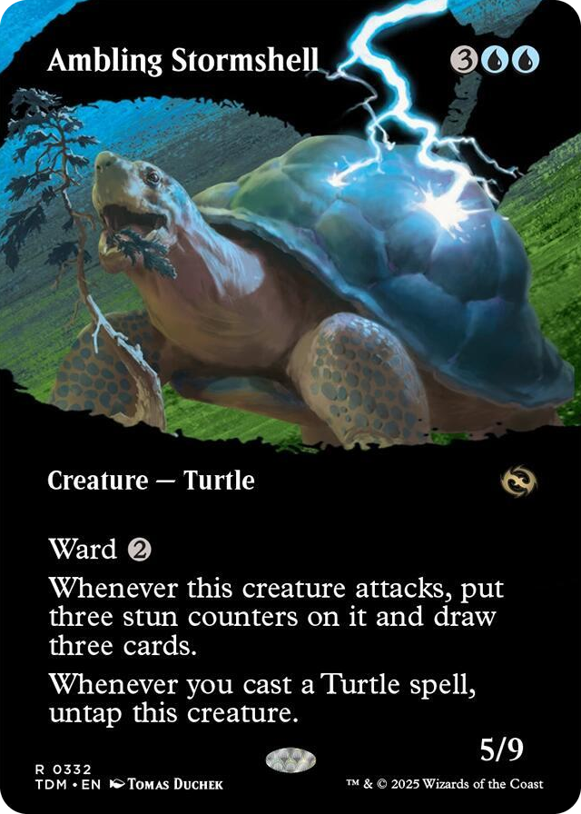 0332 Ambling Stormshell (Borderless) R Dragonstorm