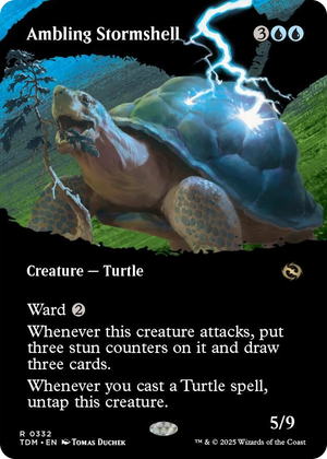 0332 Ambling Stormshell (Borderless) R Dragonstorm