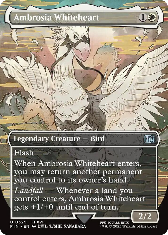 0325 Ambrosia Whiteheart (Borderless) U FINAL FANTASY