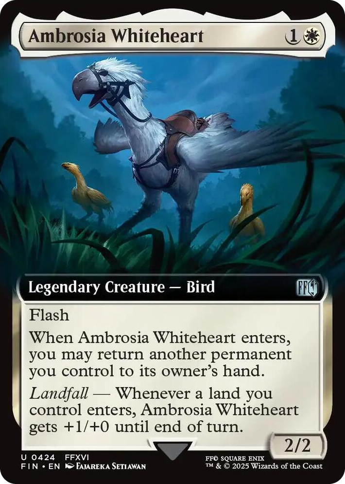 0424 Ambrosia Whiteheart (Extended Art) U FINAL FANTASY