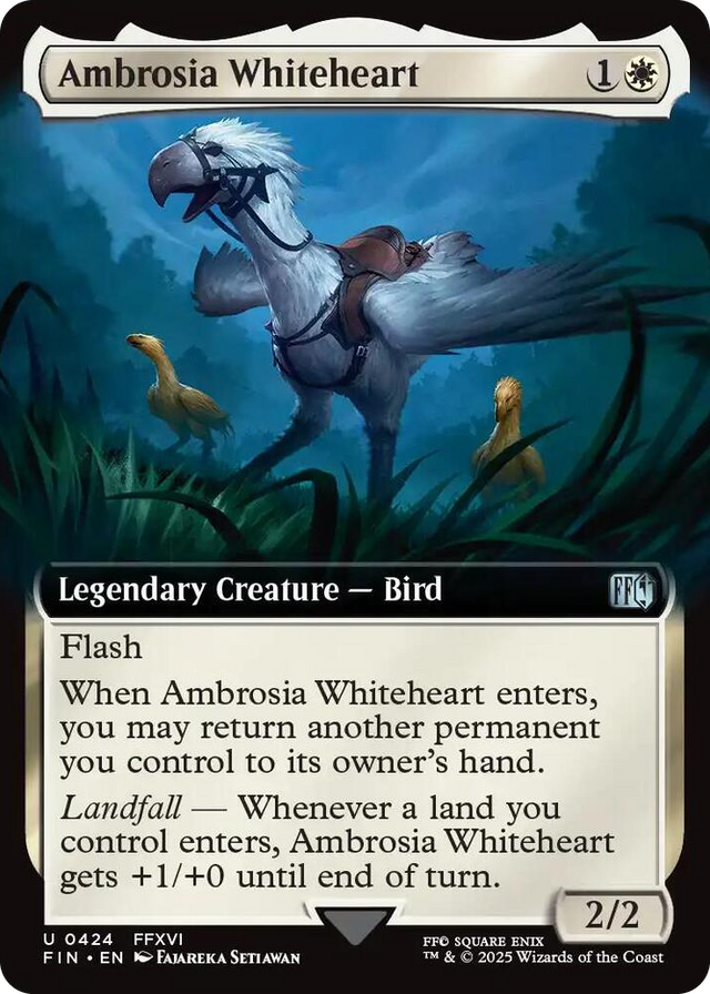 0424 Ambrosia Whiteheart (Extended Art) U FINAL FANTASY