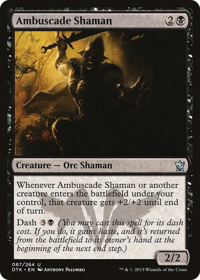 0087 Ambuscade Shaman U Dragons of Tarkir
