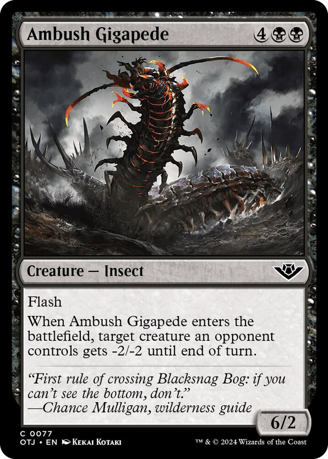 0077 Ambush Gigapede C Outlaws of Thunder Junction