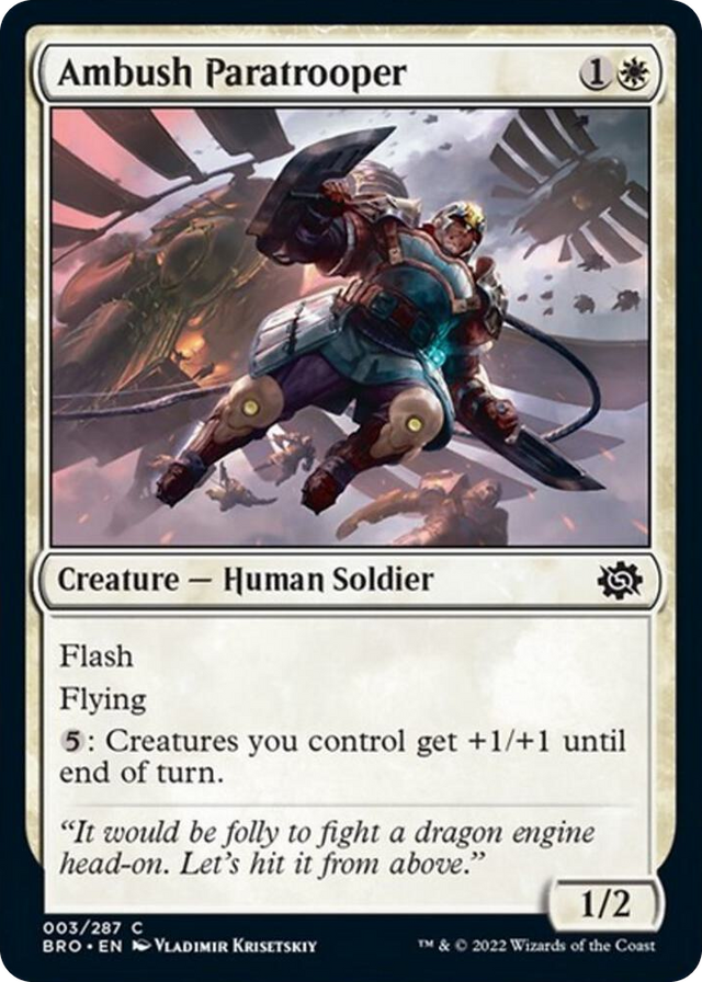 0003 Ambush Paratrooper C The Brothers' War