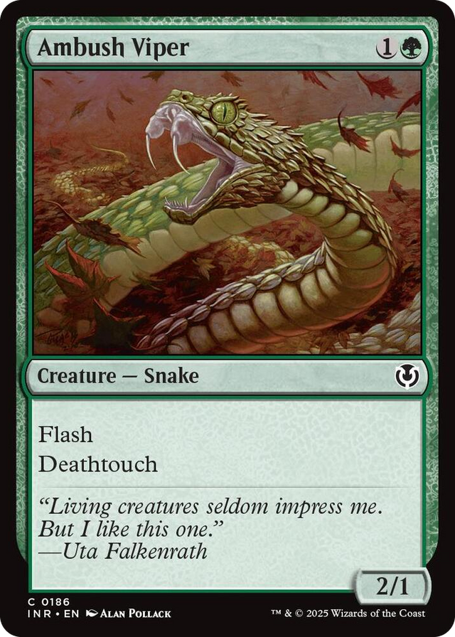 0186 Ambush Viper C Innistrad Remastered