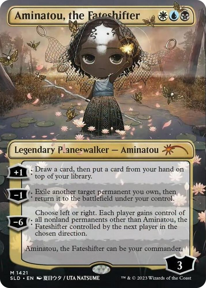 Aminatou, the Fateshifter #1421 M - Secret Lair Drop Series Pokemon card