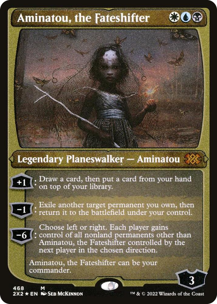 0468 Aminatou, the Fateshifter (Foil Etched) M Double Masters 2022