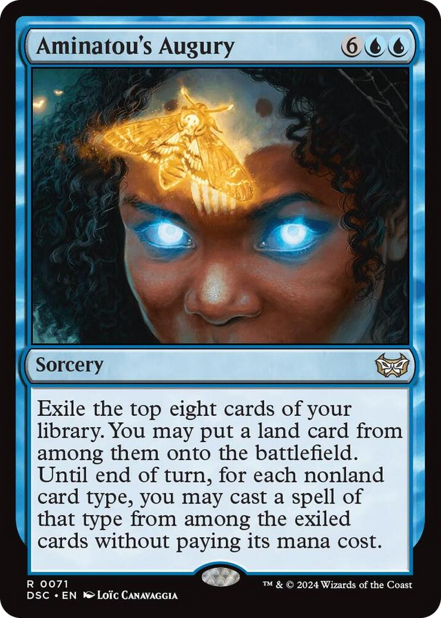 0071 Aminatou's Augury R Commander: Duskmourn: House of Horror