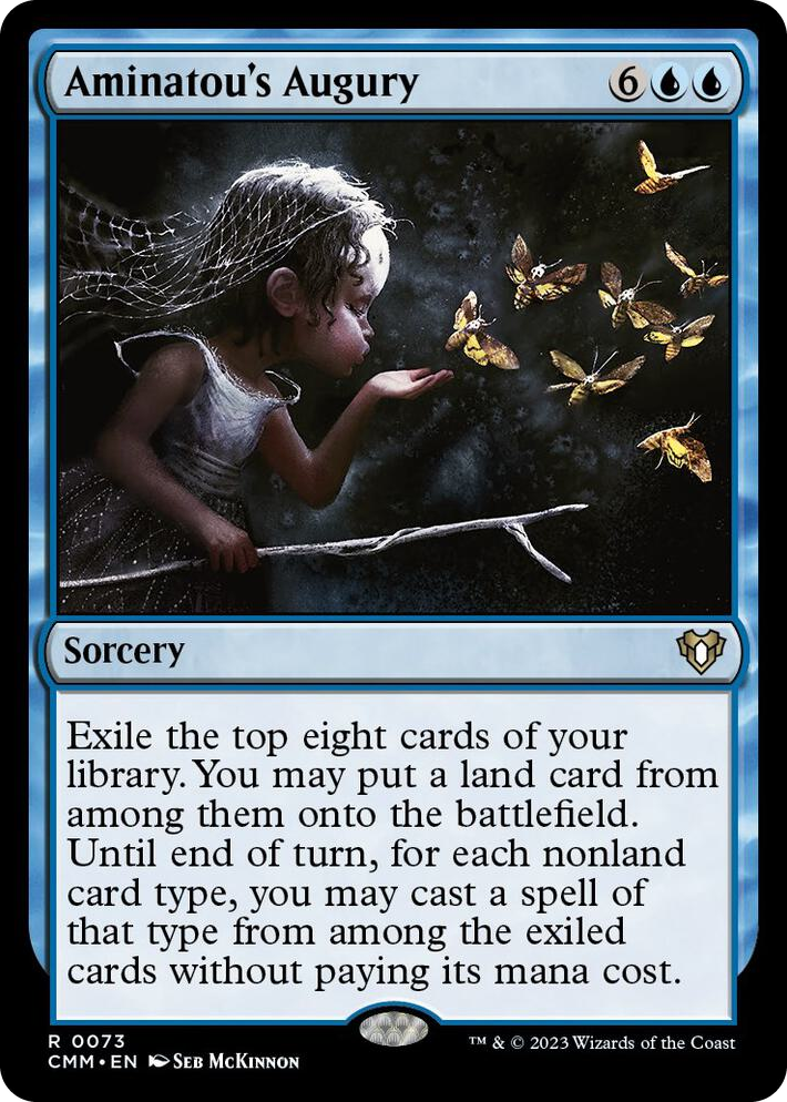 0073 Aminatou's Augury R Commander Masters