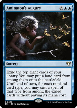 0073 Aminatou's Augury R Commander Masters