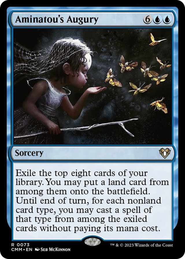 0073 Aminatou's Augury R Commander Masters