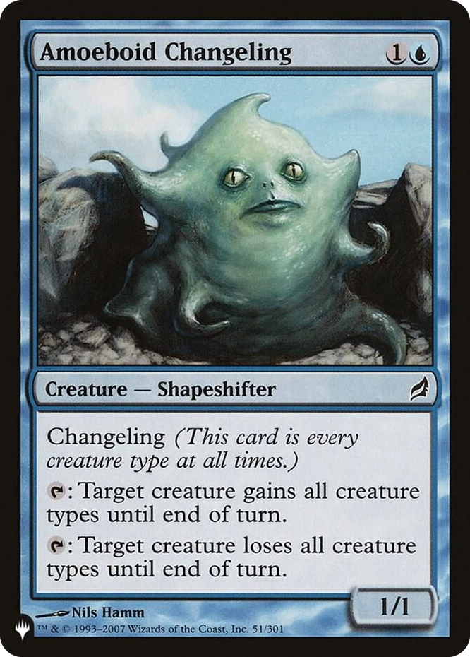 Amoeboid Changeling (LRW) #51 C - The List Reprints Pokemon card