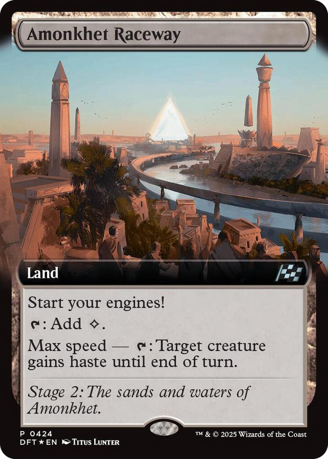 0424 Amonkhet Raceway (Extended Art) P Aetherdrift