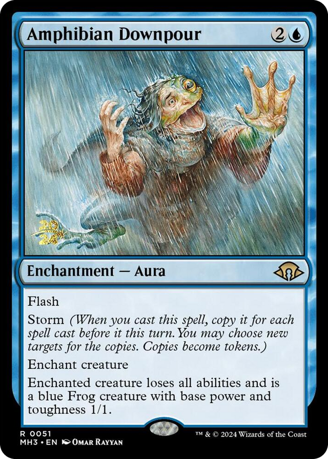 0051 Amphibian Downpour R Prerelease Cards