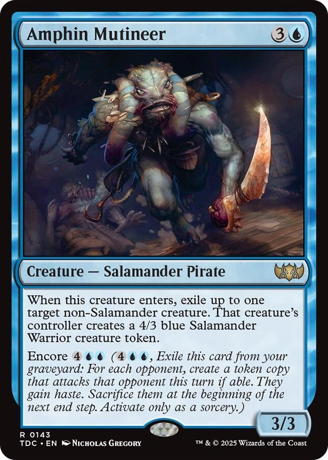 0143 Amphin Mutineer R Commander: Tarkir: Dragonstorm