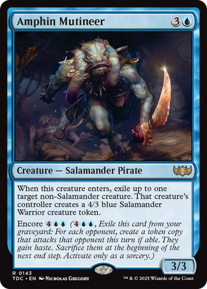 0143 Amphin Mutineer R Commander: Tarkir: Dragonstorm