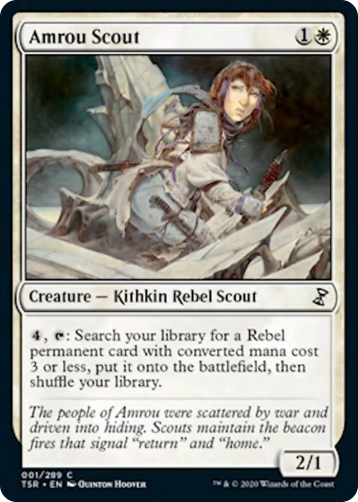 Amrou Scout #1 C - Time Spiral: Remastered Pokemon card