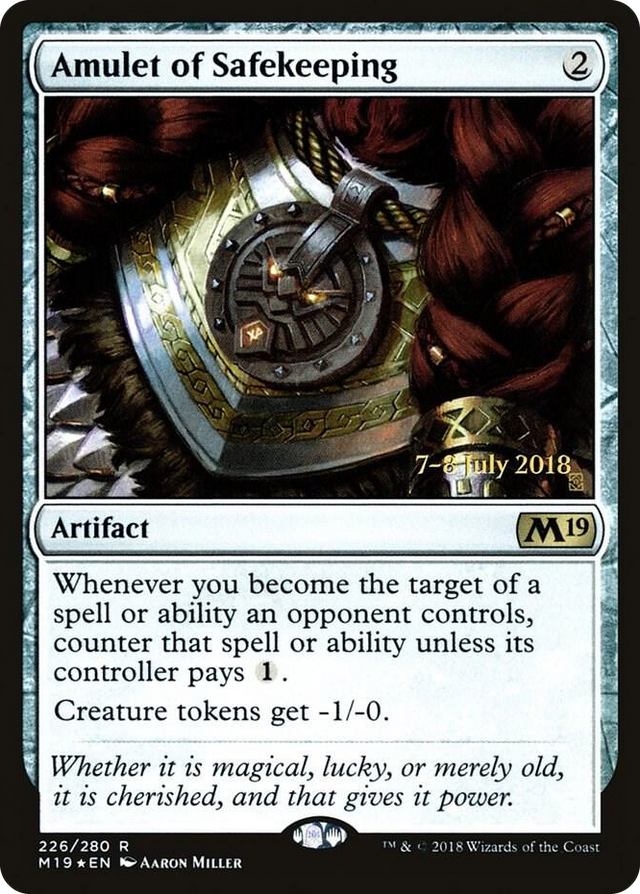 0226 Amulet of Safekeeping R Prerelease Cards