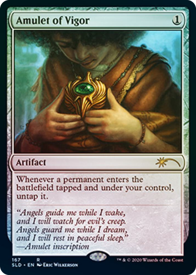 0167 Amulet of Vigor R Secret Lair Drop Series