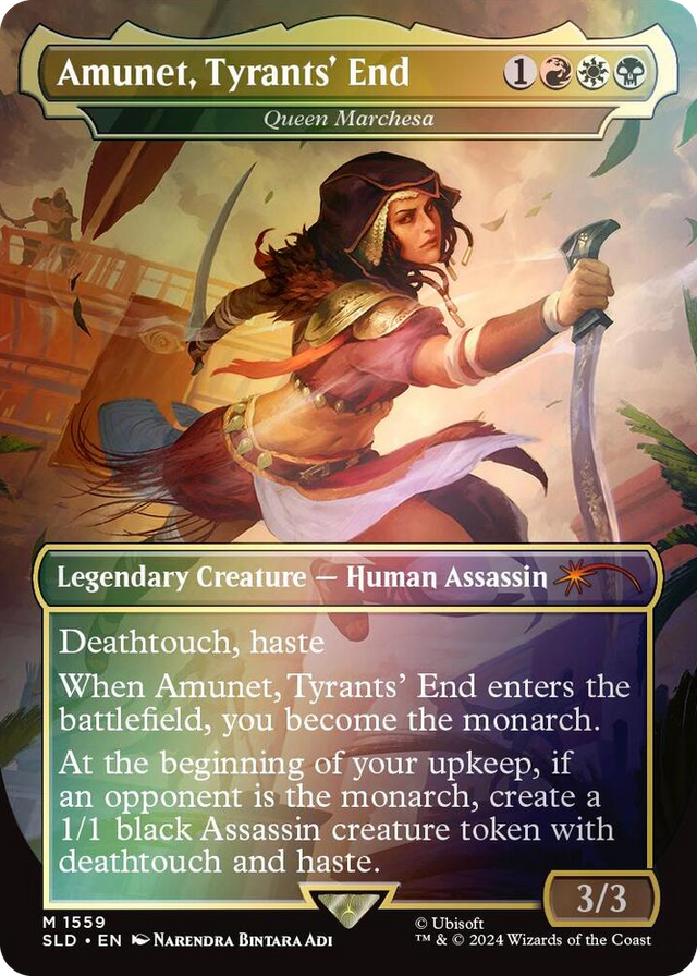 1559 Amunet, Tyrants' End - Queen Marchesa (Rainbow Foil) M Secret Lair Drop Series