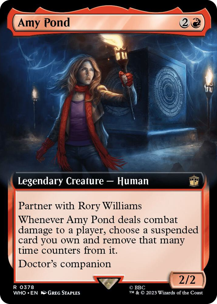 0378 Amy Pond (Extended Art) R Universes Beyond: Doctor Who