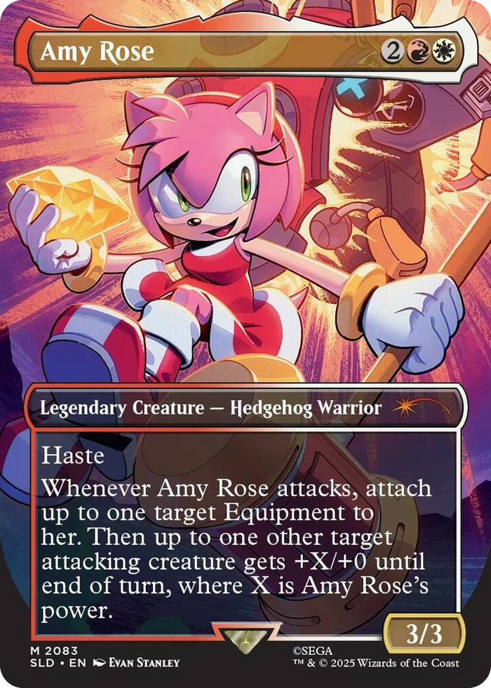Amy Rose #2083 M - Secret Lair Drop Series Pokemon card