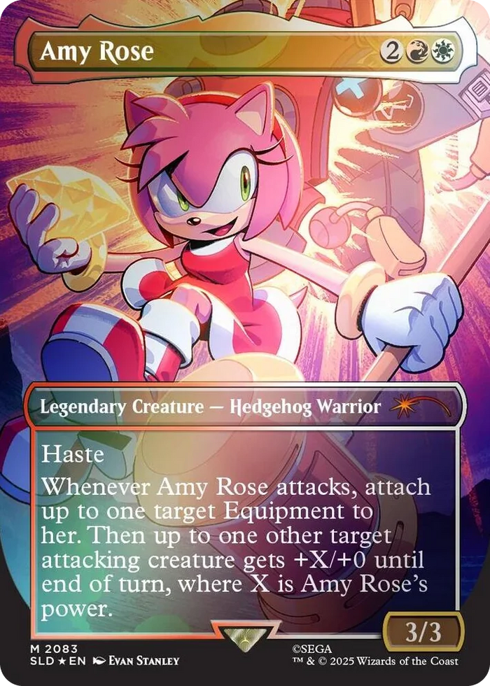 2083 Amy Rose (Rainbow Foil) M Secret Lair Drop Series