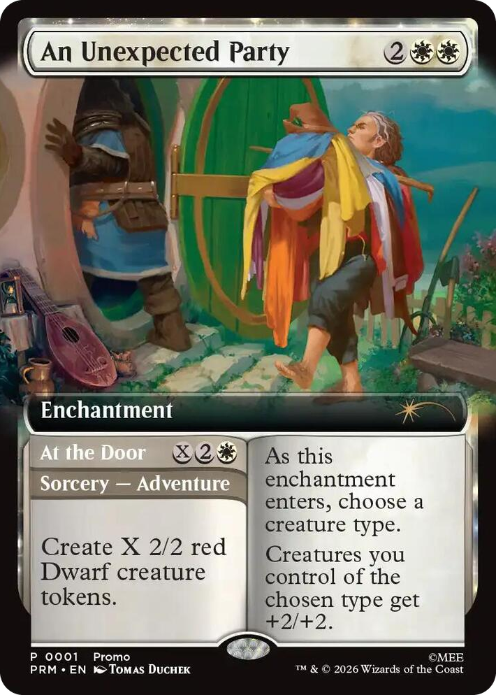 0001 An Unexpected Party (Extended Art) P Unique and Miscellaneous Promos
