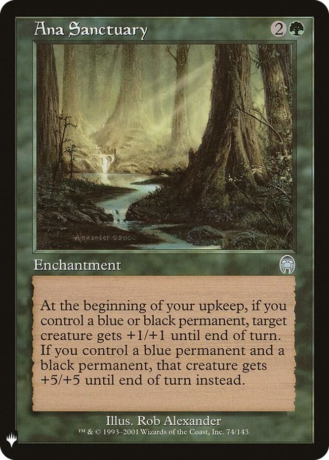 Ana Sanctuary #74 U - The List Reprints Pokemon card