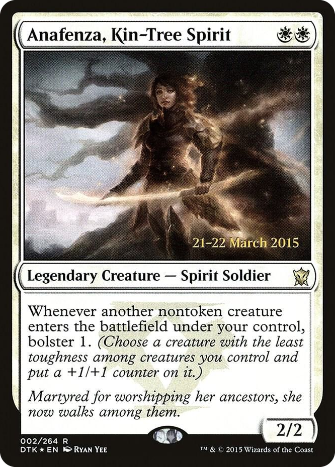 Anafenza, Kin-Tree Spirit #2 R - Prerelease Cards Pokemon card