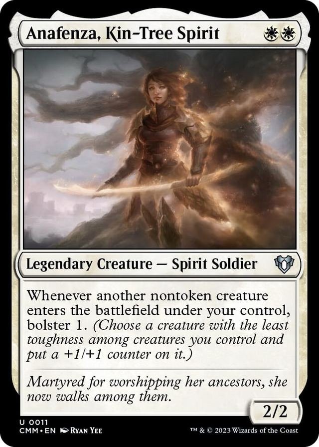 0011 Anafenza, Kin-Tree Spirit U Commander Masters