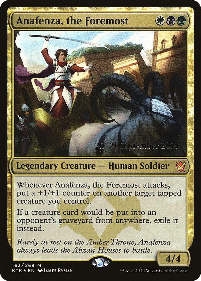 Anafenza, the Foremost #163 M - Prerelease Cards Pokemon card