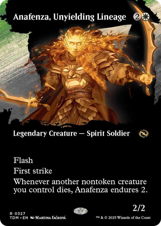0327 Anafenza, Unyielding Lineage (Borderless) R Dragonstorm