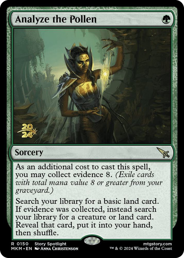 0150 Analyze the Pollen R Prerelease Cards