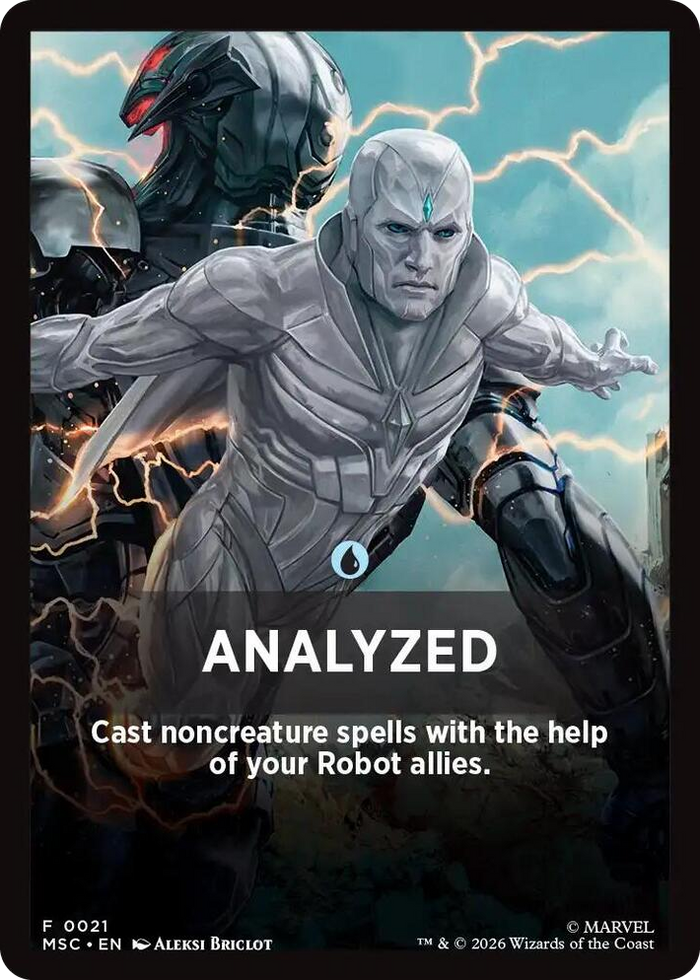 Analyzed Theme Card #21 T - Commander: Marvel Super Heroes Pokemon card