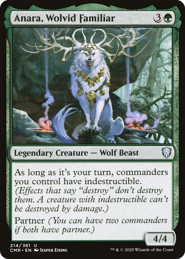 0214 Anara, Wolvid Familiar U Commander Legends