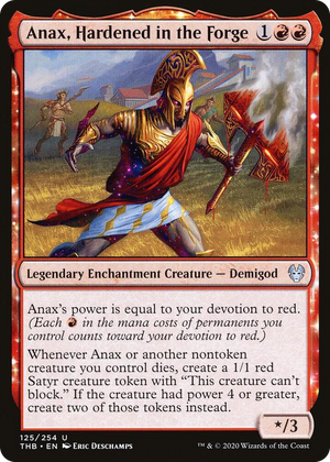 0125 Anax, Hardened in the Forge U Theros Beyond Death