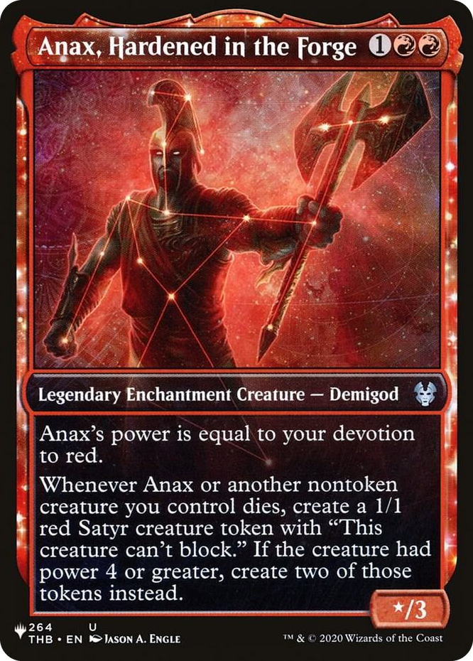 Anax, Hardened in the Forge (Showcase) #264 U - The List Reprints Pokemon card