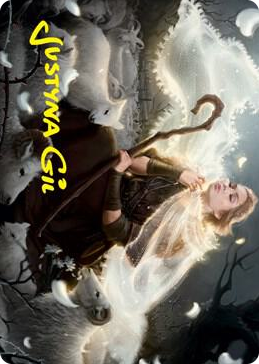 0004 Ancestor's Embrace Art Card (Gold-Stamped Signature) S Art Series: Innistrad: Crimson Vow