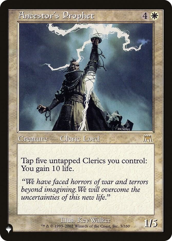 Ancestor's Prophet #3 R - The List Reprints Pokemon card