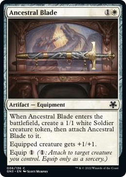 0006 Ancestral Blade C Magic Game Night: Free-For-All